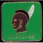 CHEROKEE PIN INDIAN NATIVE AMERICAN TRIBES PIN